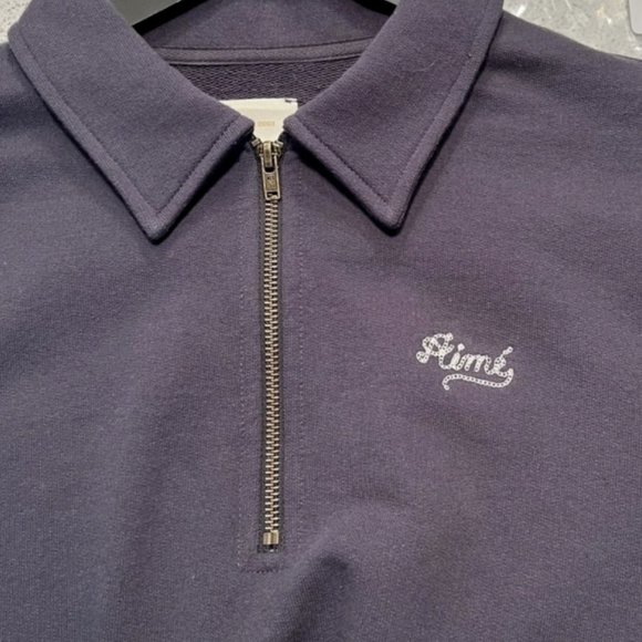 Aime Leon Dore Chain Stitch Quarter Zip Sweatshirt F/W 21 - Picture 5 of 5